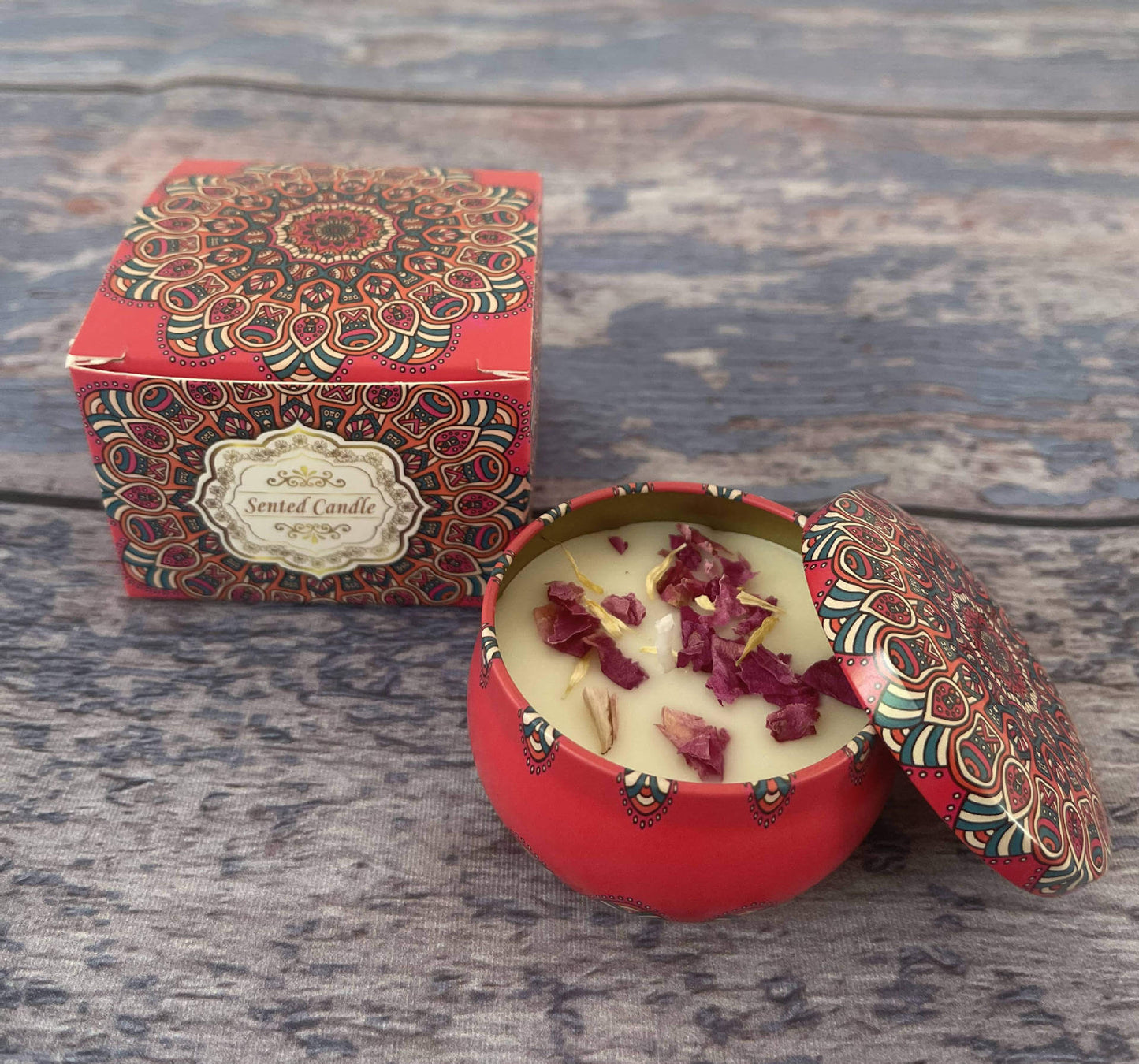 Luxury Vintage Tin Scented Candle