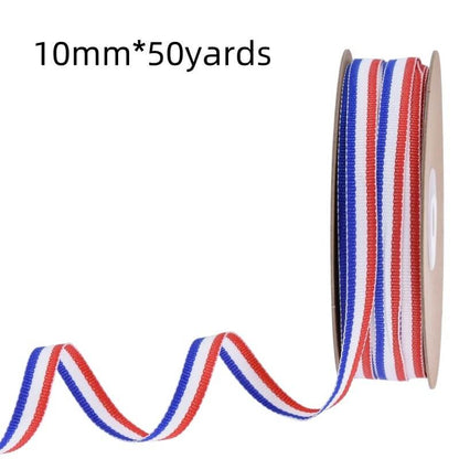 Christmas Classic Tricolor Packaging Ribbon