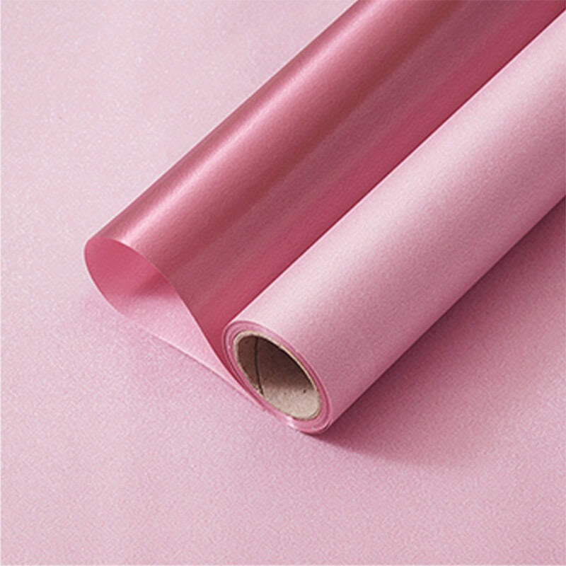 Bouquet Wrapping Paper, Silk Texture Silver Flash