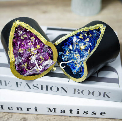 Bougie parfumée en cristal de lavande et de gelée