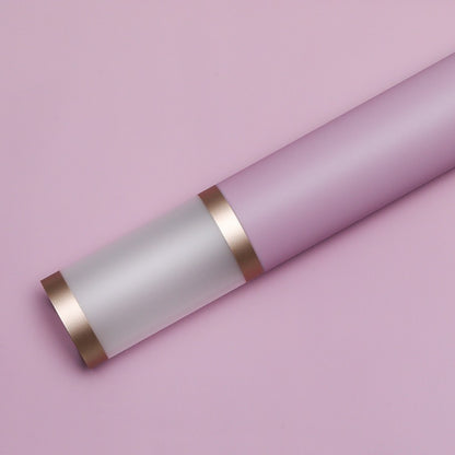 Gold Border Frosted Florist Wrapping Paper, 58x58cm/20sheets