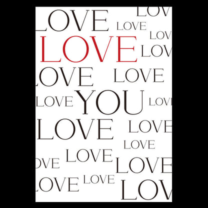 LOVE Waterproof Flower Wrap Paper