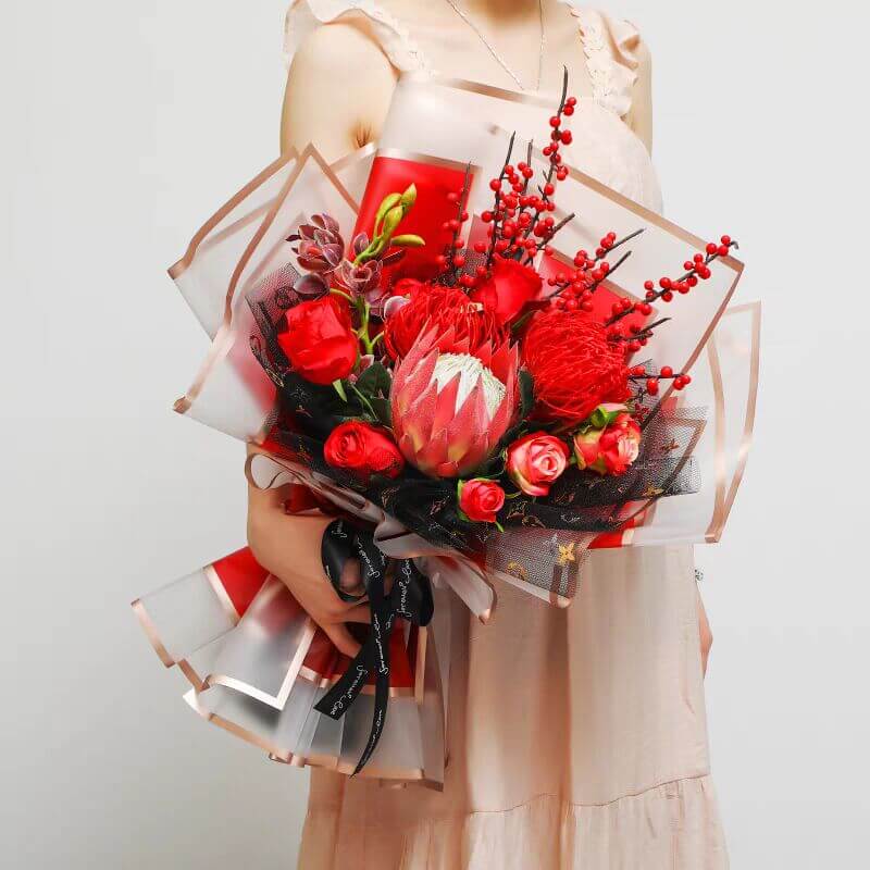 Gold Edge Wrapping Paper , 22.5 × 22.5 Inch, 20 Sheets