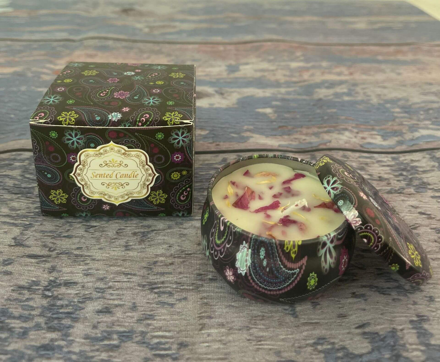 Luxury Vintage Tin Scented Candle