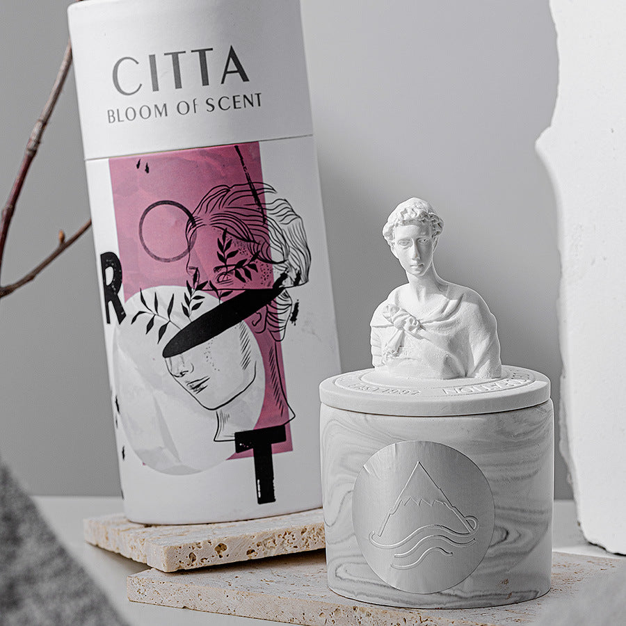 Meditation Plaster Scented Candle