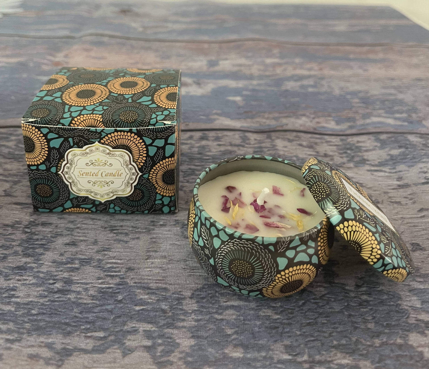 Luxury Vintage Tin Scented Candle