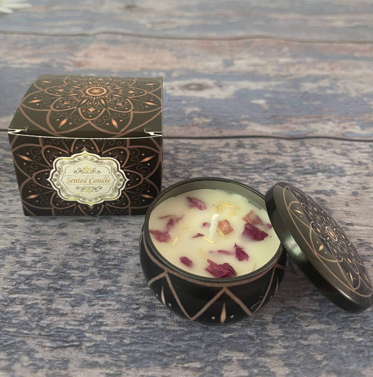 Luxury Vintage Tin Scented Candle