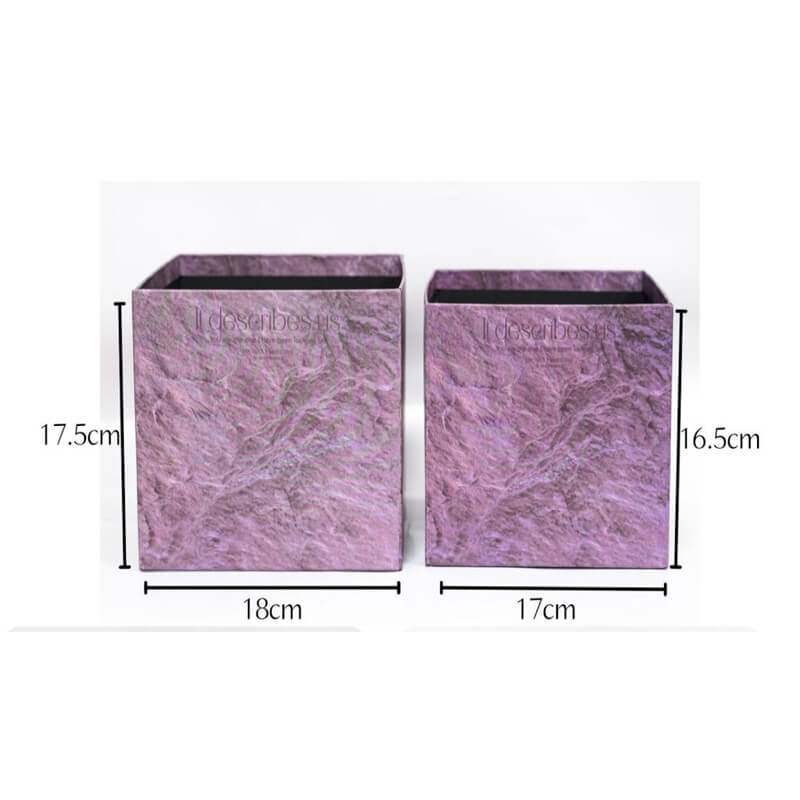 Marble Purple Square Box Set