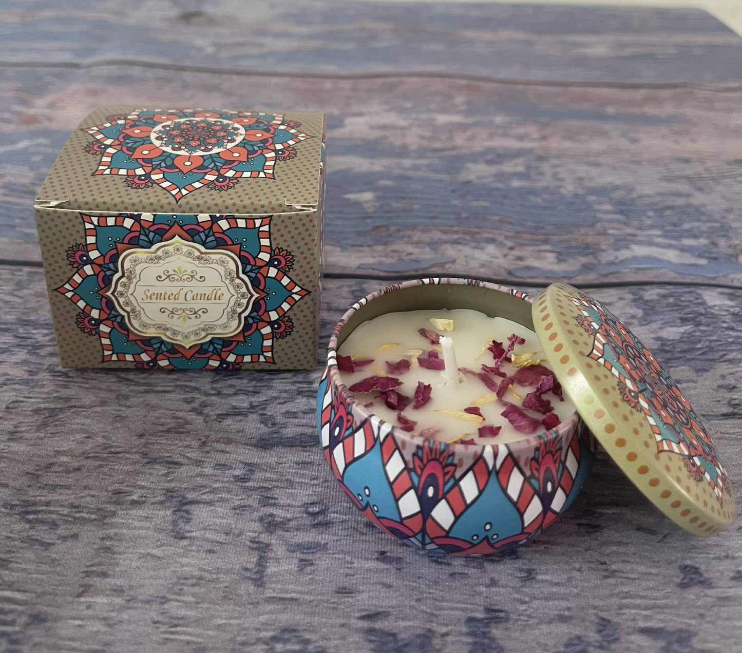 Luxury Vintage Tin Scented Candle