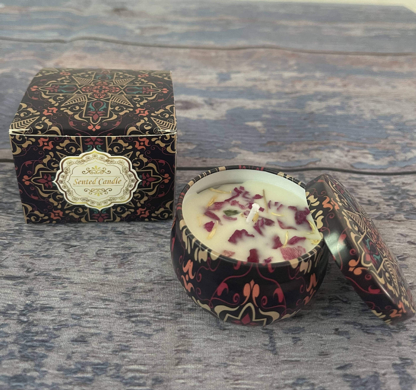 Luxury Vintage Tin Scented Candle