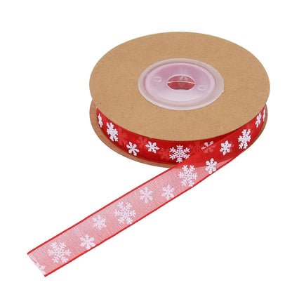 Christmas Transparent Snowflake Ribbon