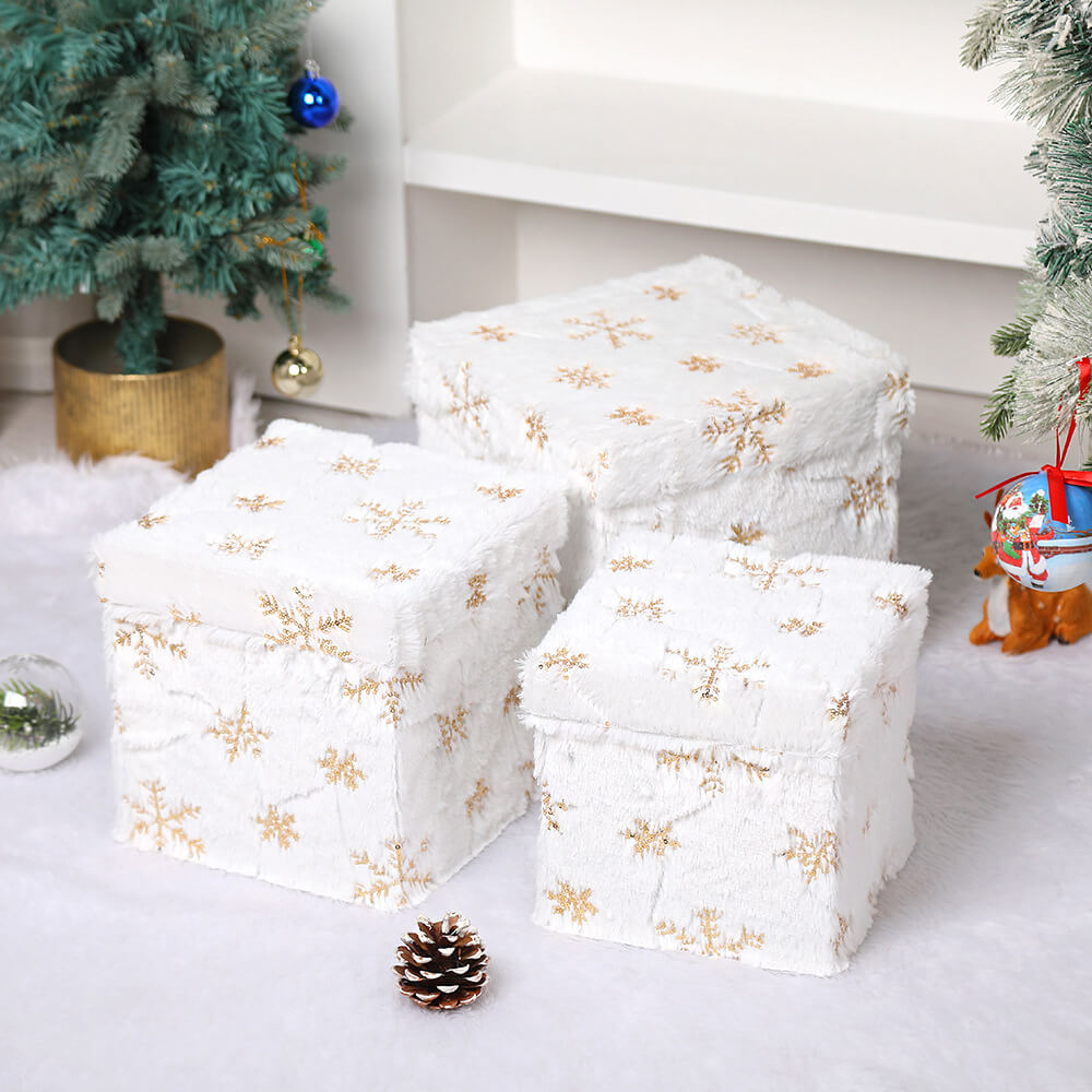 Christmas Gold Square Box Set