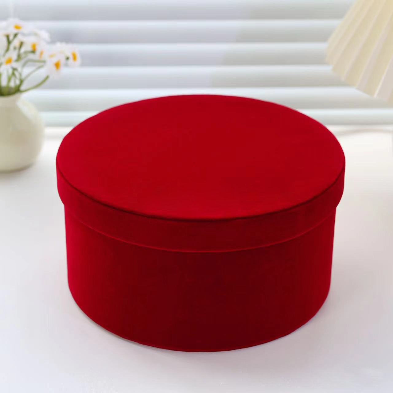 Velvet Round Gift Boxes