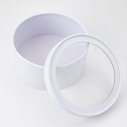 Window Flower Round Box