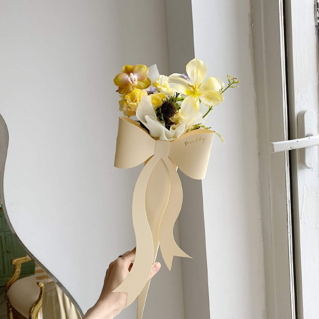 Single Bow Flower Box Rose Bouquet Packaging Box