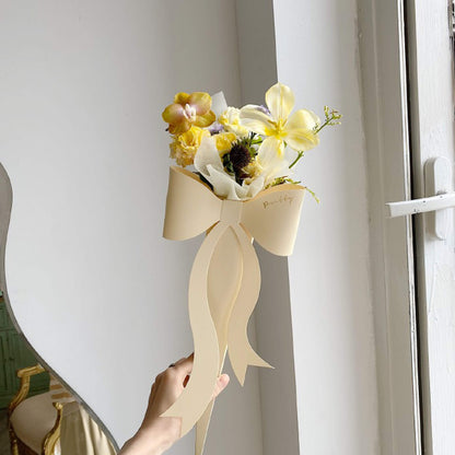 Single Bow Flower Box Rose Bouquet Packaging Box