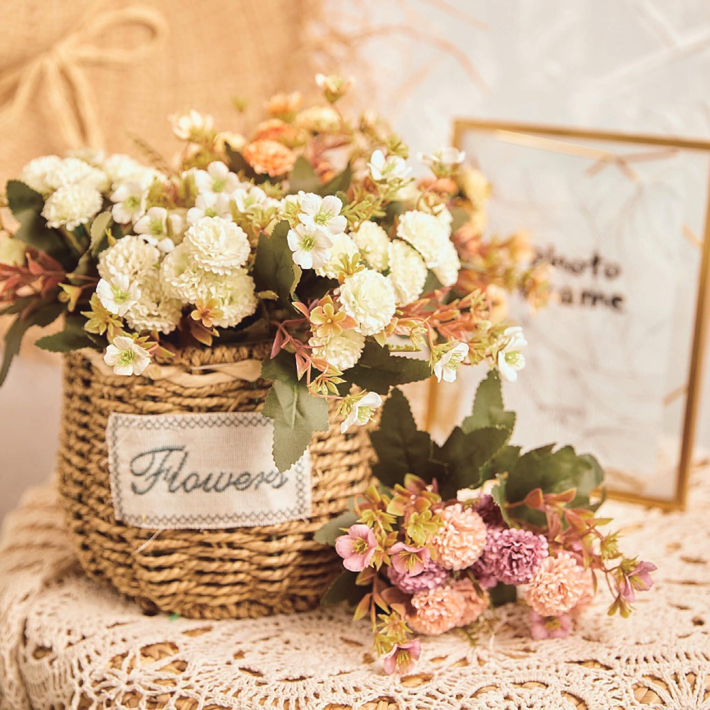 Oeillet Fleurs Artificielles Pour La Décoration