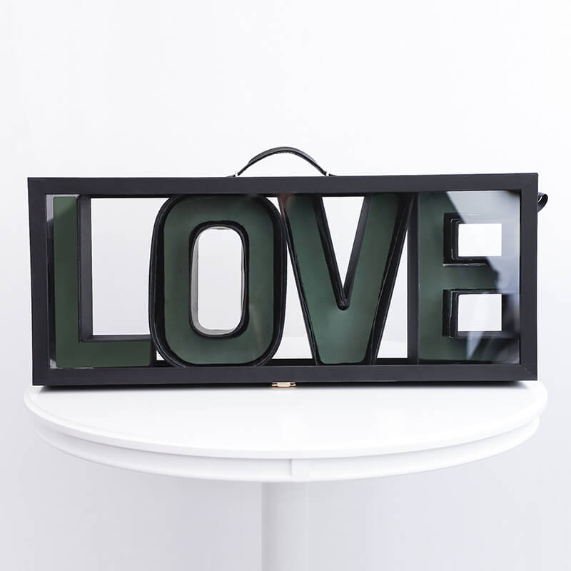 Cajas de regalo con forma de corazón y rosas en forma de ventana: lotes al por mayor