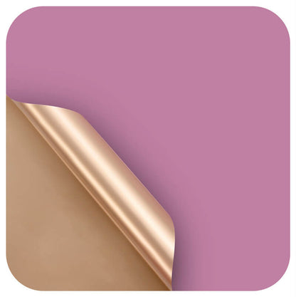 Gold Flower Bouquet Wrapping Paper, 24x24 Inch, 20 Sheets