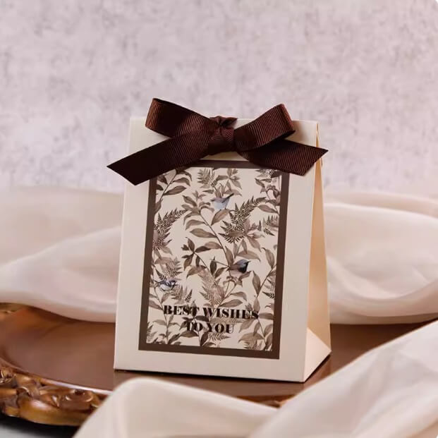 Wedding Chocolate Gift Boxes With Ribbons