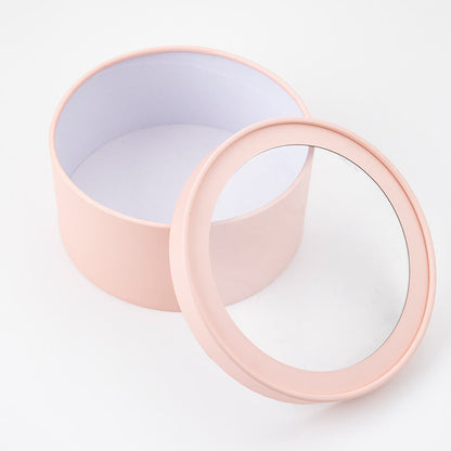 Window Flower Round Box