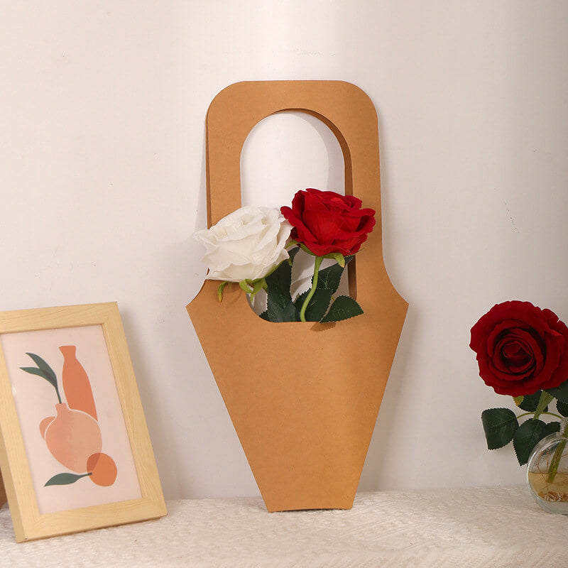 Hand Flower Paper Bag, 10pcs