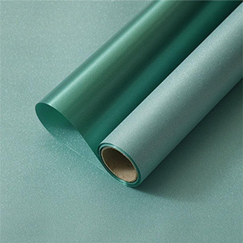 Bouquet Wrapping Paper, Silk Texture Silver Flash