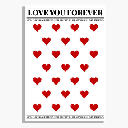 Flower Paper Wrap For Valentine's Day