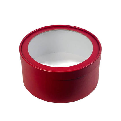 Window Flower Round Box