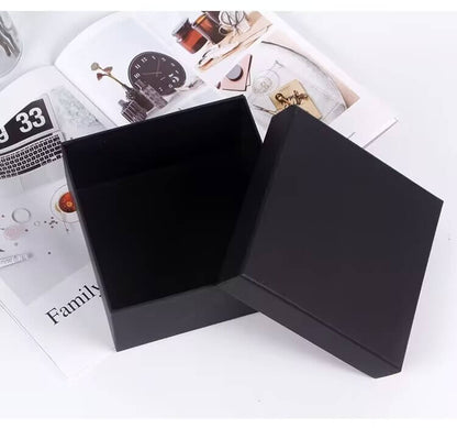 Caja de flores redonda de terciopelo 