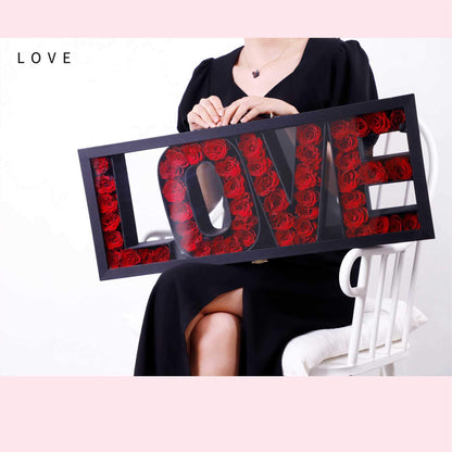 Cajas de regalo con forma de corazón y rosas en forma de ventana: lotes al por mayor