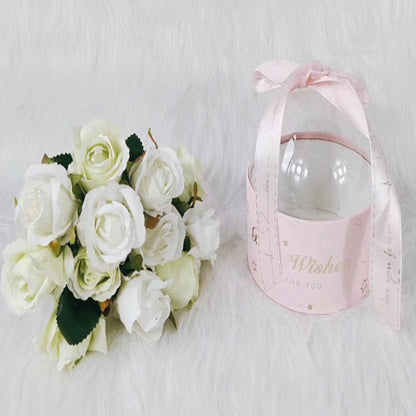 Christmas Hug Bucket Transparent Gift Box