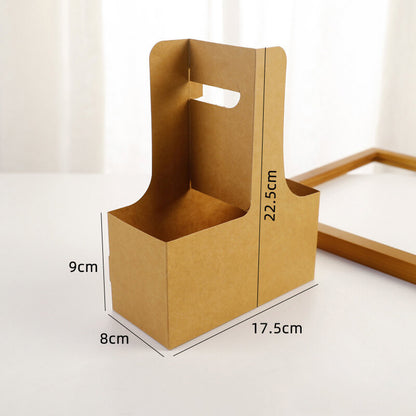 10pcs Coffee Tote Flower Box