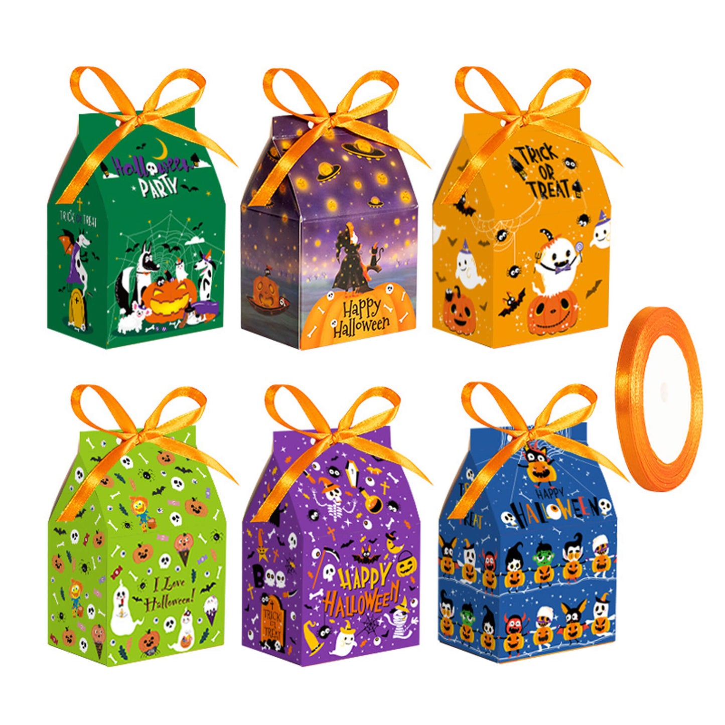 Halloween Kids Party Gift Box Gift Box 12 Patterns
