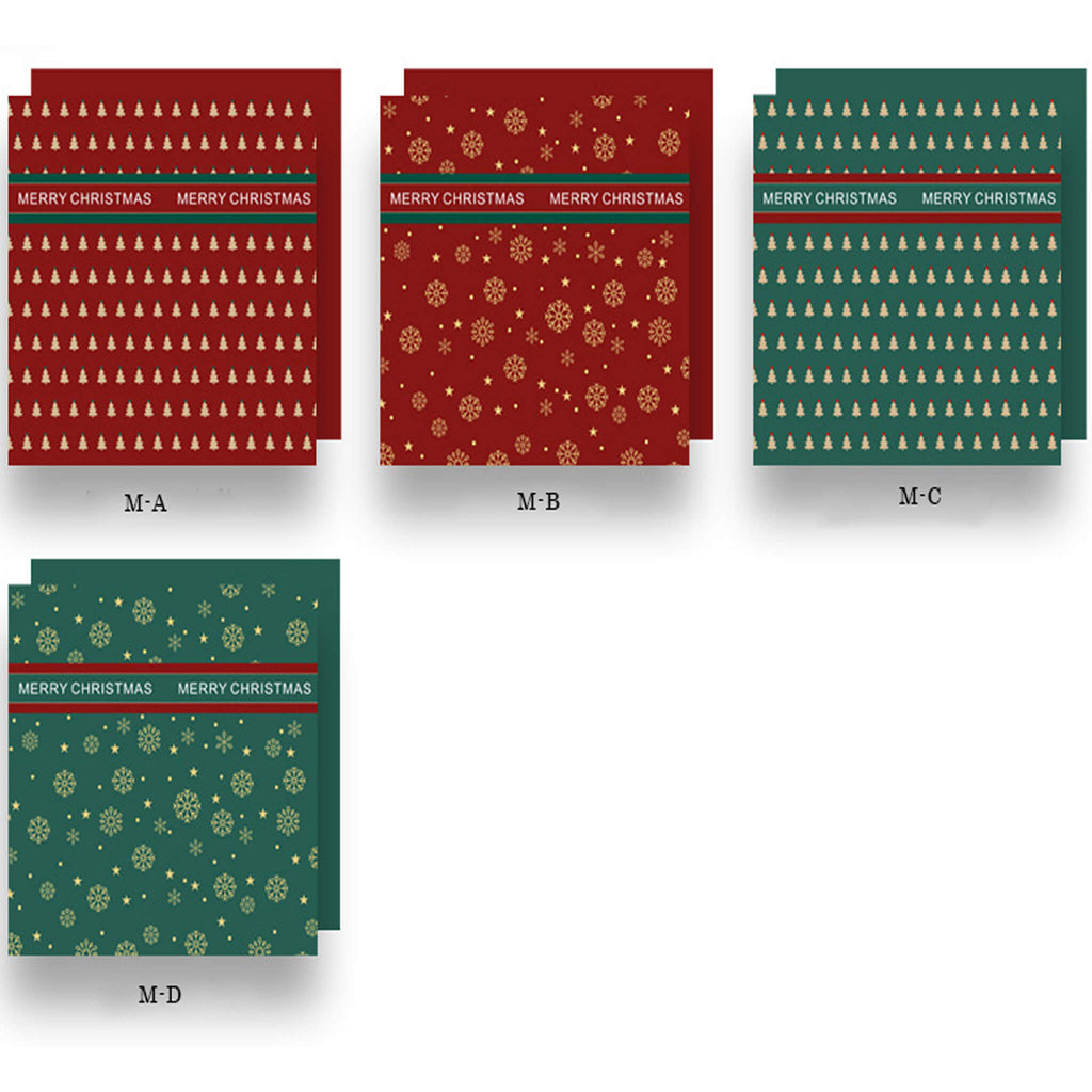 20 Sheets,  Flower Wrapping Paper for Christmas