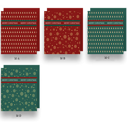 20 Sheets,  Flower Wrapping Paper for Christmas