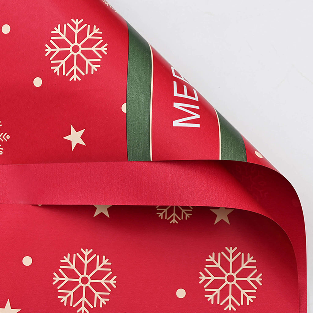 20 Sheets,  Flower Wrapping Paper for Christmas