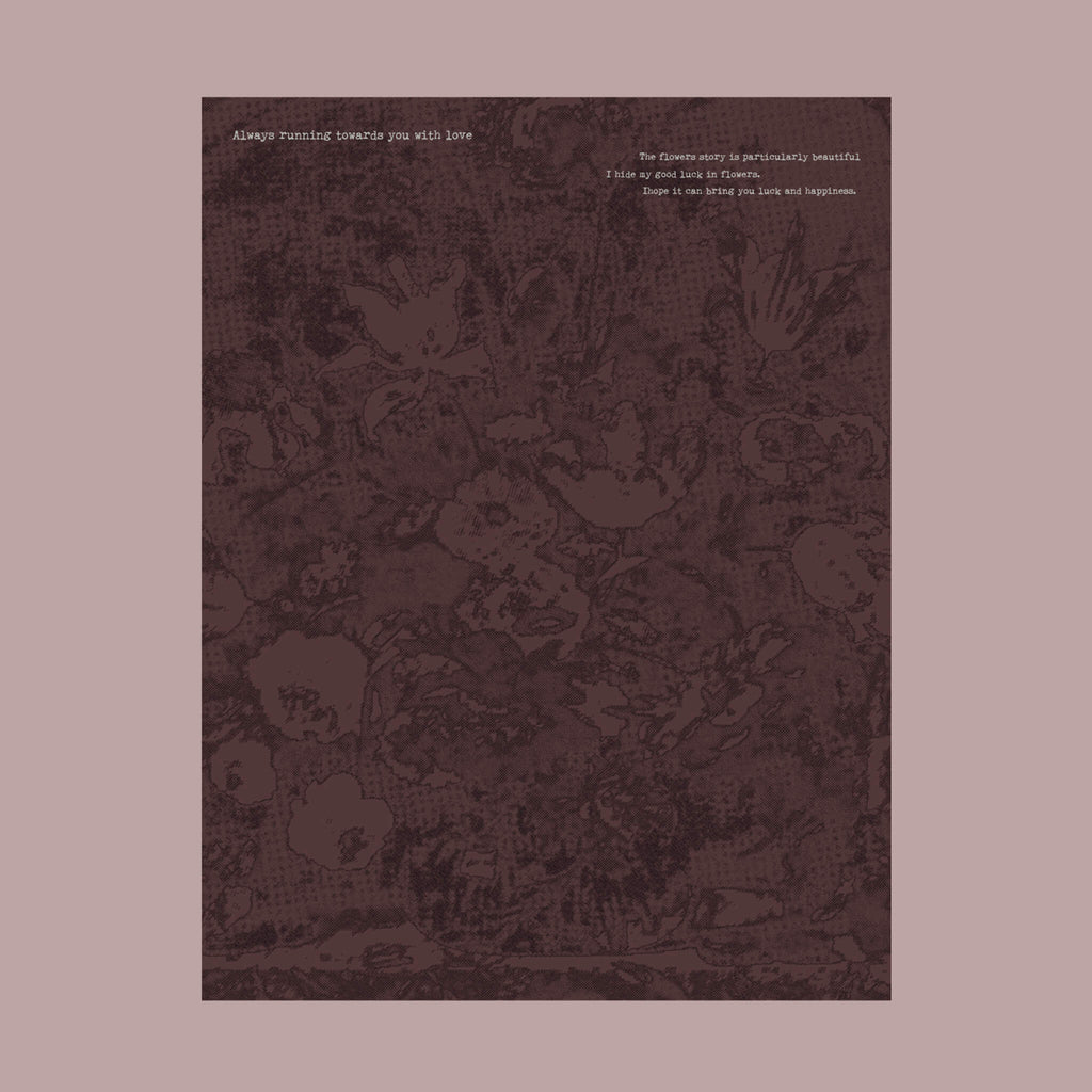 Boîte à fleurs ronde en velours 