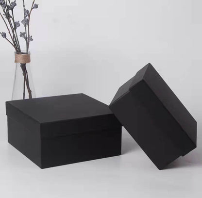 Caja de flores redonda de terciopelo 