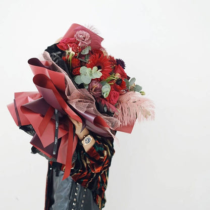 Colored Korean Wrapping Paper for Bouquets, 23x23 Inch, 20 Sheets