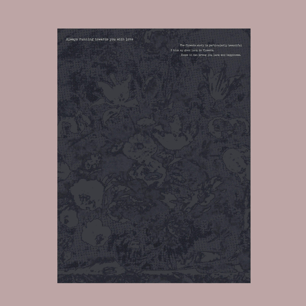 Boîte à fleurs ronde en velours 