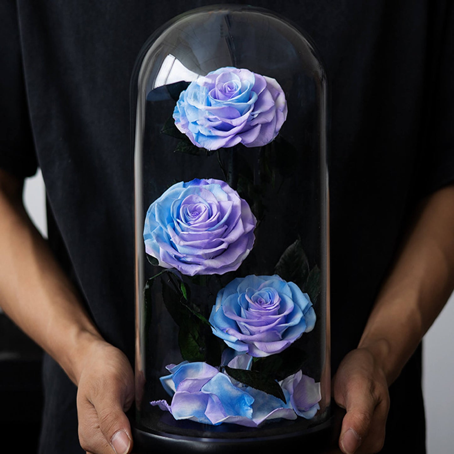 Eternal Roses Preserved Flowers In Glass Dome
