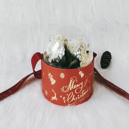 Christmas Hug Bucket Transparent Gift Box