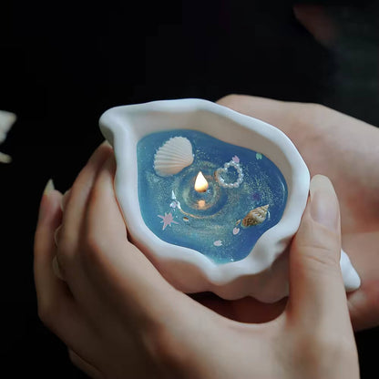 Vela de aromaterapia de meteorito