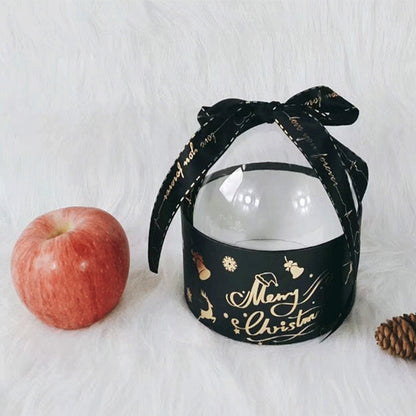 Christmas Hug Bucket Transparent Gift Box