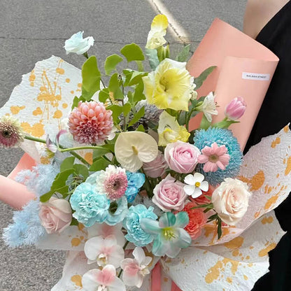 Hand-torn Wrapping Paper, 19.7 × 20.7 Inch, 10 Sheets