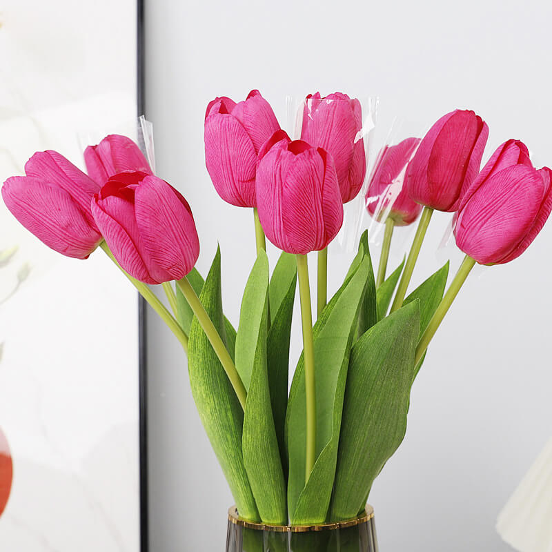 Realistic Artificial Tulip Flowers