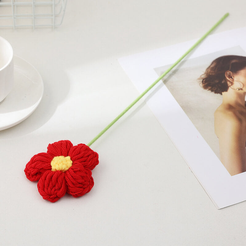 Crochet Bouquet Knitting Artificial Flower