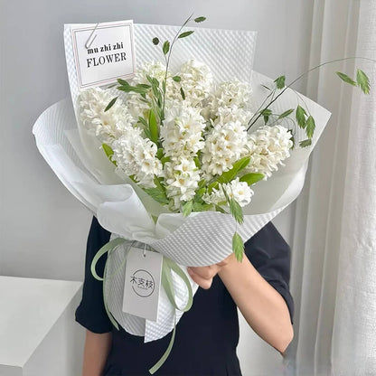 Embossed Wrapping Paper, 19.7 × 19.7 Inch, 10 Sheets