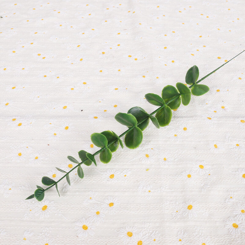 Faux Eucalyptus Leaves Arrangment